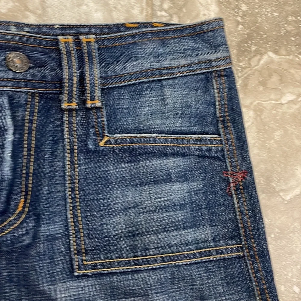 7 For All Mankind by Jerome Dahan Womens‎ Denim Blue Jean Skirt - Size 28